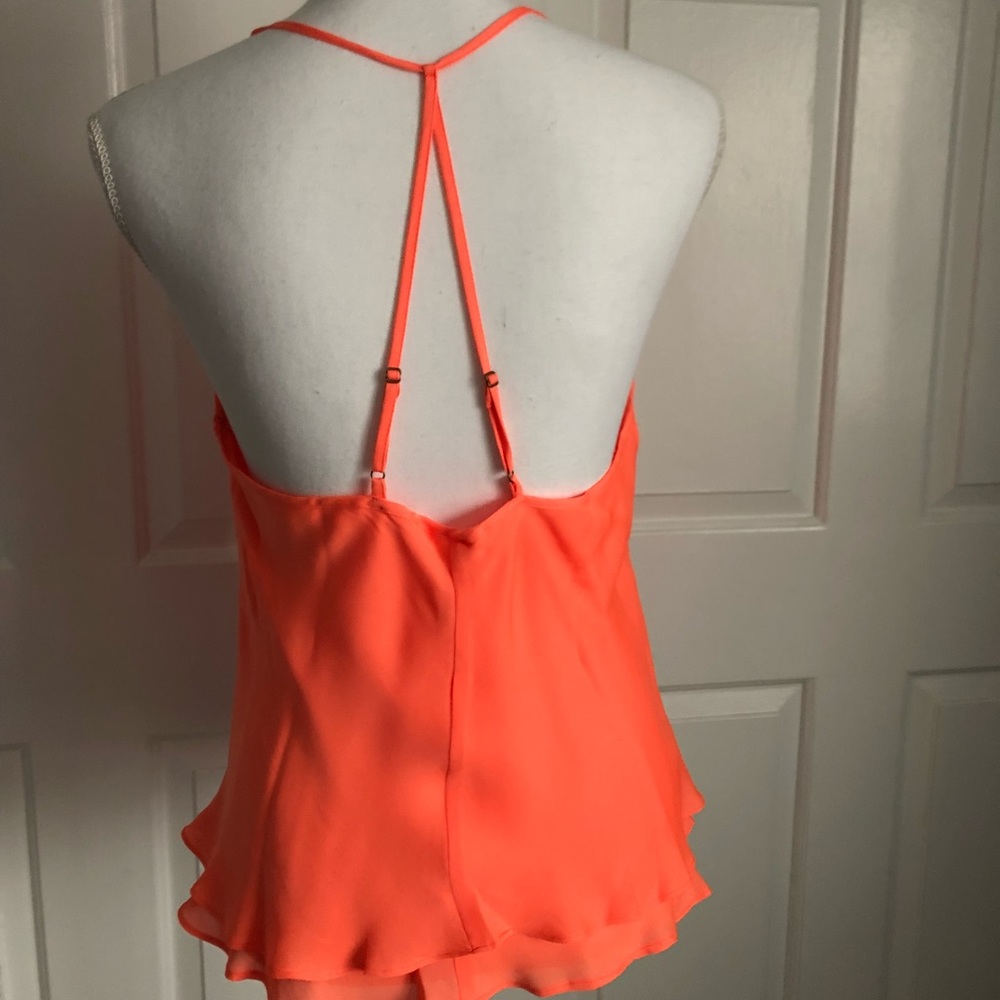 Brand New Eloise Orange Strappy Blouse S